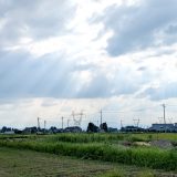 火葬場から撮影した空の写真